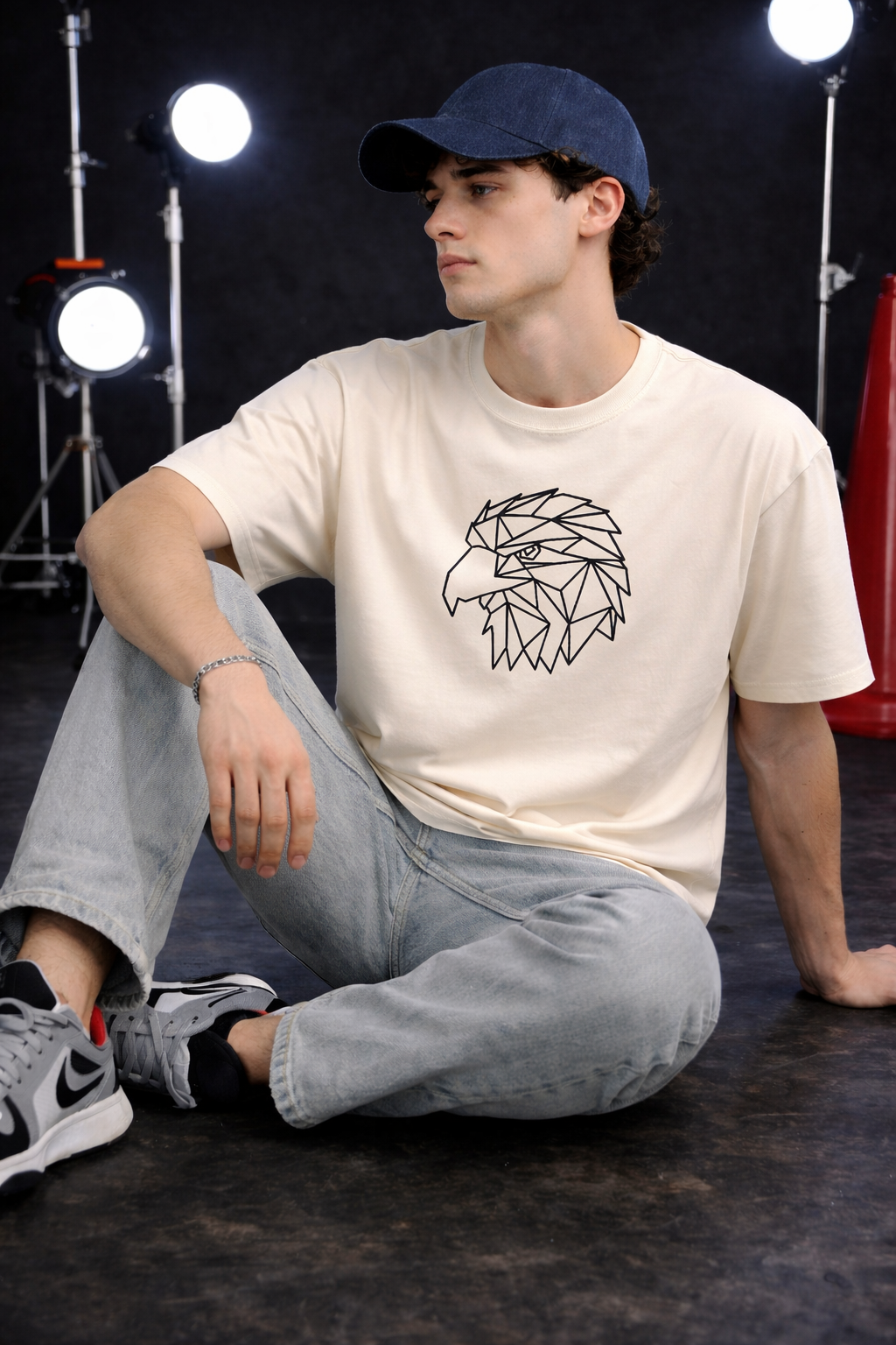 Monochrome Eagle Art Unisex Classic T-Shirt