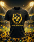 Roar of Chennai – Premium Wolf Graphic Standard Tee