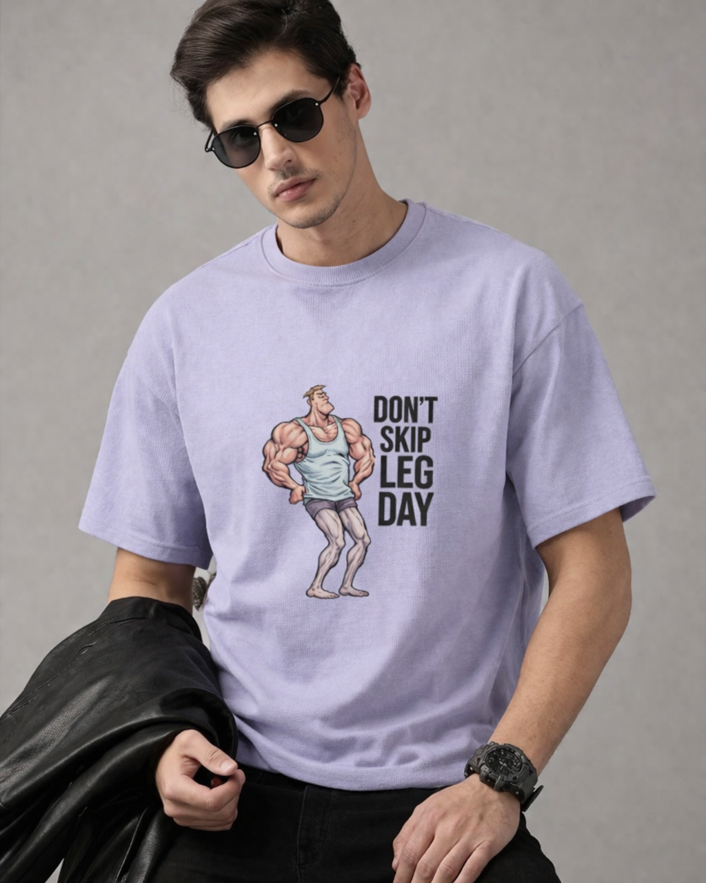 Don't Skip Leg Day Tee Oversized Fit